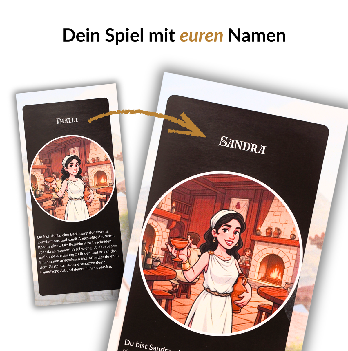 Mord in der Taverne Krimi Dinner Krimi Spiel Spielheft Personalisiert Daheim